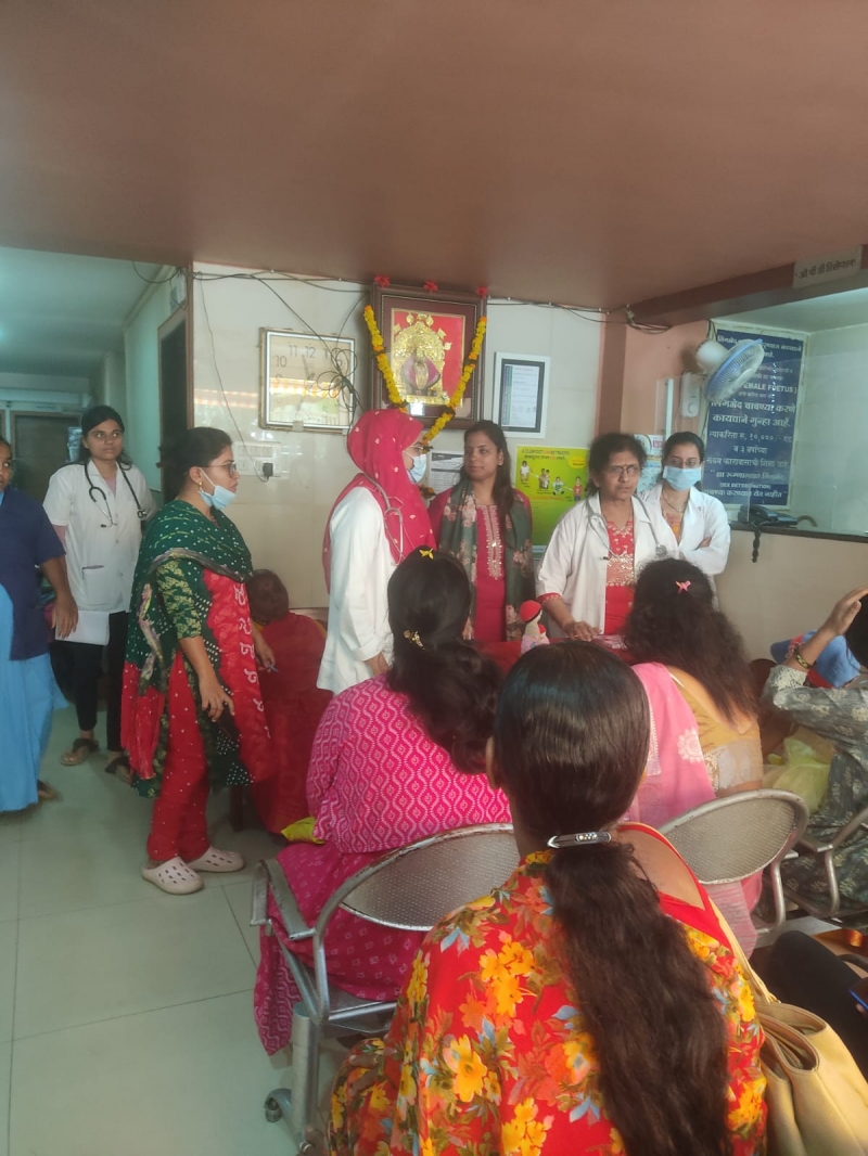 Celebrated Menstrual Hygiene Week at Nandadeep Hospital